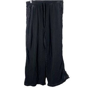 Three Bird Nest  Flare Boho So Comfy Sweatpants Lounge Stone Wash Small